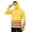 Yellow, variant on LTTVQM Adult Male Lightweight Cooling Sun Hoodie Simple Two Tone Striped Print Integrated Neck Gaiter Attached Face Shield Breathable Outdoor Sports Shirt Red 4XL