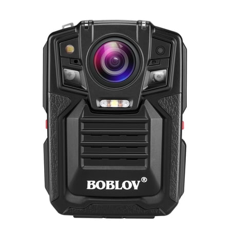 BOBLOV HD66/D7 2K Body Camera, 1440P Wearable Camera Audio & Video Recorder 170° Wide Angle IR Night Vision with 360° Rotation Clip,IP67 Waterproof&Anti -Fall, Two Batteies with Dock(64GB)