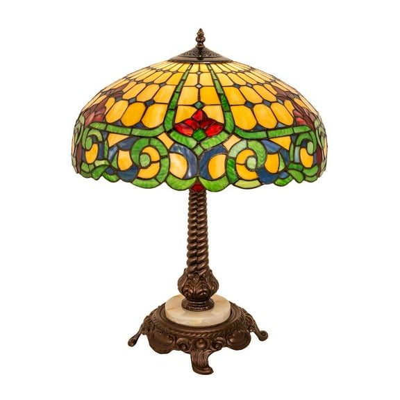 Meyda Lighting 23" High Duffner & Kimberly Colonial Table Lamp