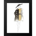 thumbnail image 2 of Pinto, Patricia 14x18 Black Modern Framed Museum Art Print Titled - Fashion Sketch I, 2 of 5