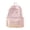 Pink, variant on Floral Embroidery Backpack 17 In Large Capacity Nylon Lightweight Daypack, Multi-Pocket Casual Rucksack for Campus,