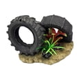 thumbnail image 2 of 1/6 simulación de desechos de residuos de la escena del neumático Reptile Terrario Terrario Diseño de paisajismo para 12 '' Figura de acción Props Diy, 2 of 8