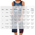thumbnail image 3 of Tnhcen Women's Halloween Pajama Set 2 Piece Tank Top and Capri Pants Halloween Print Loungewear Soft Stretch Summer Sleepwear Plus Size S-2XL, 3 of 6