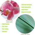 thumbnail image 3 of 3pcs Artificial Phalaenopsis Orchid,18 Inch Tropical Artificial Flower Butterfly Orchid with Leaves,Real Touch Moth Orchid for Wedding,Home Decor,Bonsai,Light Pink, 3 of 5