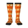 thumbnail image 1 of Wukai Hello Spring Sunflower Gnomes for Contrast Color Stockings, Sports Fitness Adult Long Socks, Unisex, 1 of 6