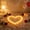 Yellow, variant on Gqtwoy Heart Shaped LED Candles - 24 Pack Flameless Tea Lights with Realistic Flickering, Battery Operated Decorative Lights for Wedding, Party, Valentine's Day, Christmas, Home Decor