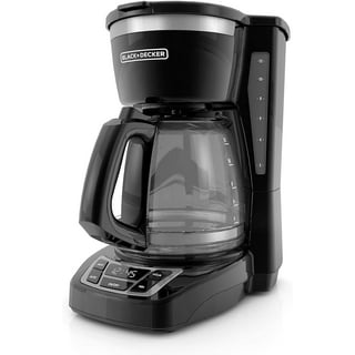 Black & Decker 5 Cup Coffee Maker CM0701W Permanent Filter, Space Saving 