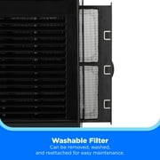 Midea 5,000 BTU Mechanical Window Air Conditioner, Covers up to 150 Sq. ft., Easy Installation, MAW05M1WBL-T, Black, New