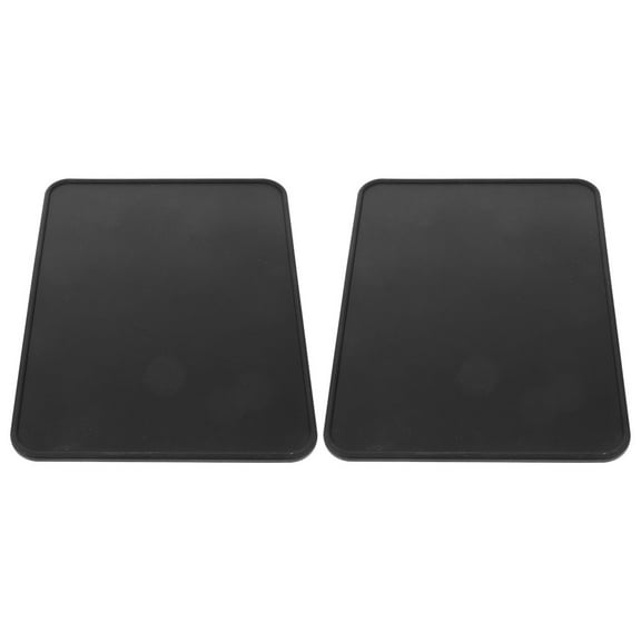 Masteelf 2pcs Espresso Tamping Mat Coffee Machine Pad Anti Slip Silicone Coffee Maker Mat Coffee Espresso Flat Tamping Mat Coffee Tamping Mat