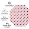 thumbnail image 3 of Picia Cute Cat Printed Leather Coasters for Drinks, 4" Drink Coasters Set of 4 for Tabletop Protection, Handmade Luxurious Home Décor and Housewarming Gift -Octagon, 3 of 6