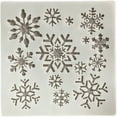 thumbnail image 7 of Camnix Christmas Snowflake Stencil Template Reusable Plastic Painting DIY Crafts Templates Xmas Snowflake Decor For Wood Window Glass Greeting Card, 7 of 7