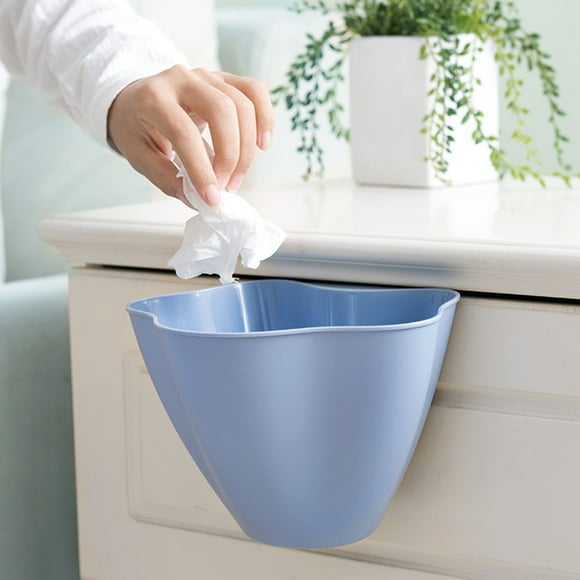 EXHUMKY Household Trash Can Blue PP Storage Bag Kitchen 1Pack
