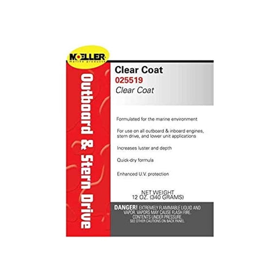 Moeller 025519 Clear Coat Lacquer