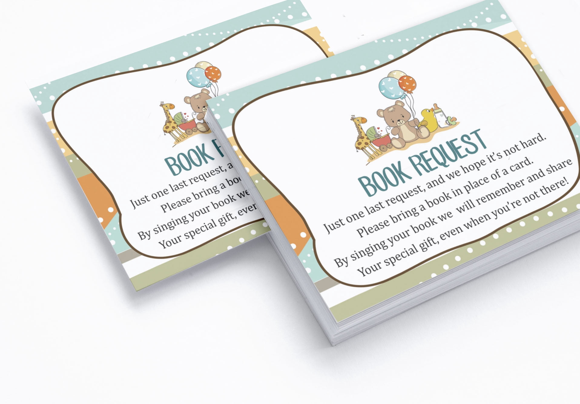 Inkdotpot Set Of 30Jungle Animals Baby Shower Invitations-Diaper Raffle Tickets And Baby Shower Book Request Cards Gender Neutral Invites Its A Boy Its A Girl