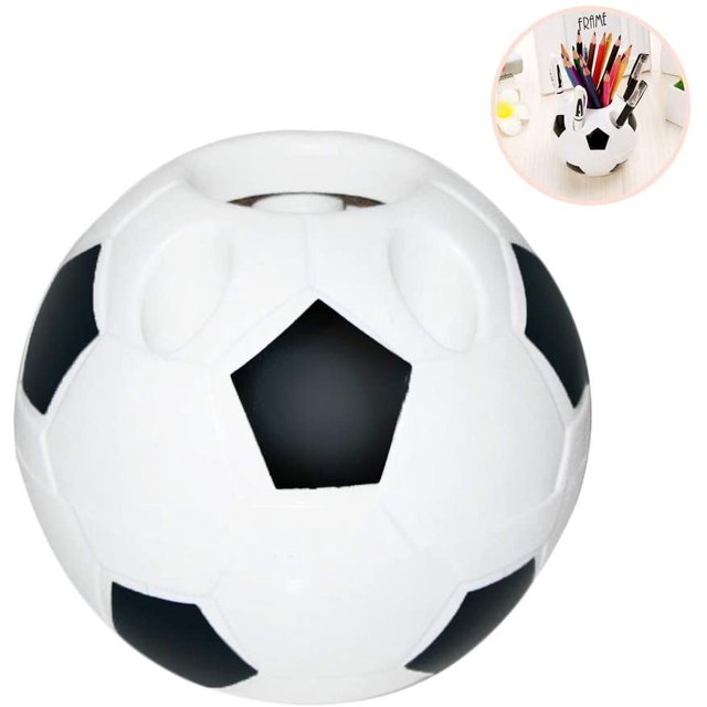 Portalápices creativo, portalápices de fútbol para niños, caja de almacenamiento de escritorio para niños, caja de almacenamiento para oficina Vhermosa MZQ-0249
