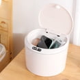 thumbnail image 1 of weibbin Rechargeable Smart Sensor Trash Can Touchless Motion Activated Auto Lid Waste Bin for Home 7.08x5.11in, 1 of 6