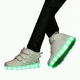 thumbnail image 3 of Xudanell Toddler Shoes Led 7 Color Toddler Sneakers Boy Luminous Shoes Flat Bottom Boys Sneakers, 3 of 9