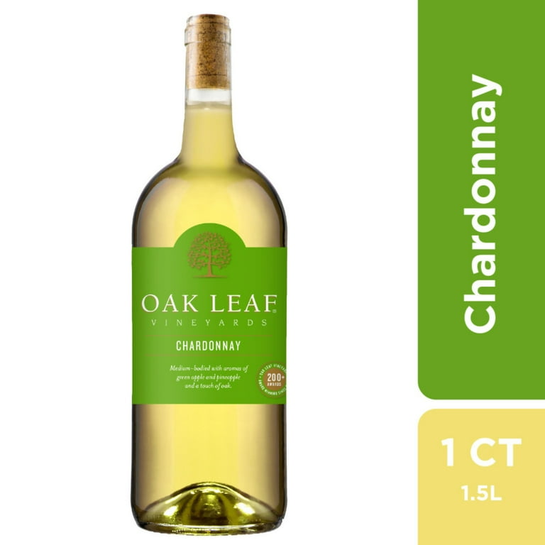 Alcoholic Beverages Chardonnay White Medium Sweet Oak Leaf