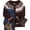 064-brown, variant on Cardigans for Women Fair Isle Sweaters Button Down Long Sleeve Open Front Fall Sweaters Knit Cardigans Alsol Lamesa