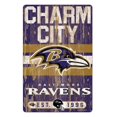 thumbnail image 1 of Panneau Baltimore Ravens 11x17 Design Slogan en Bois, 1 of 2