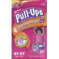 thumbnail image 2 of Huggies Pull-Ups Learning Design Girls' Training Pants Jumbo Pack, Size 4T-5T, 21 Count, 2 of 4