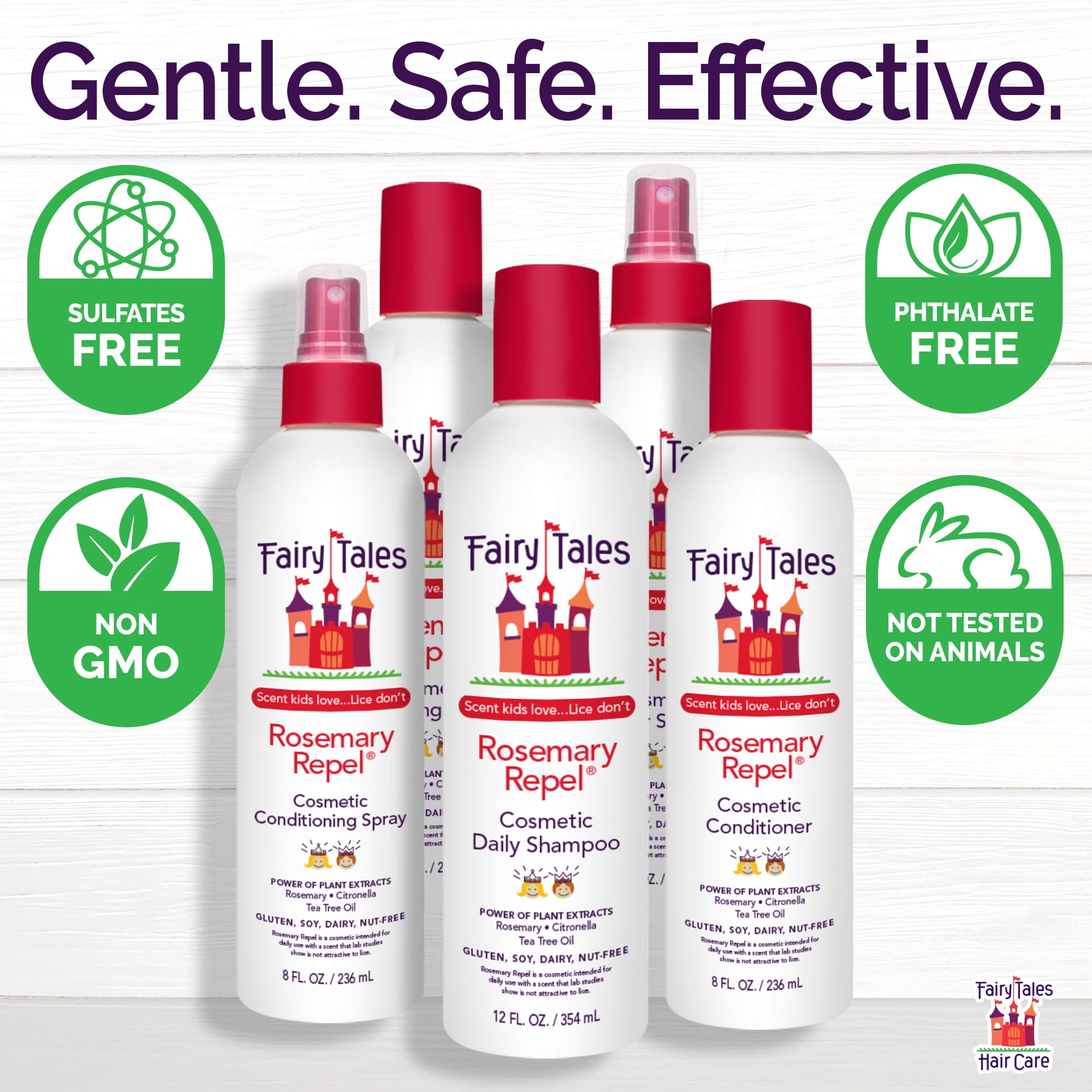 Fairy Tales Rosemary Repel® Daily Kids Shampoo, 12 fl oz.