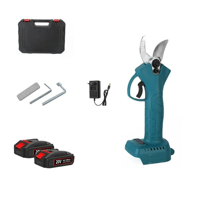 Brushless 4 Gear Cordless Pruner Shear Fruit Tree Bonsai Pruning Electric Tree Branches Cutter ,Less Effort