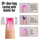 thumbnail image 3 of Nail Tips NOVO OVO French Tip Short Duck Press on 240 unidades, 3 of 8