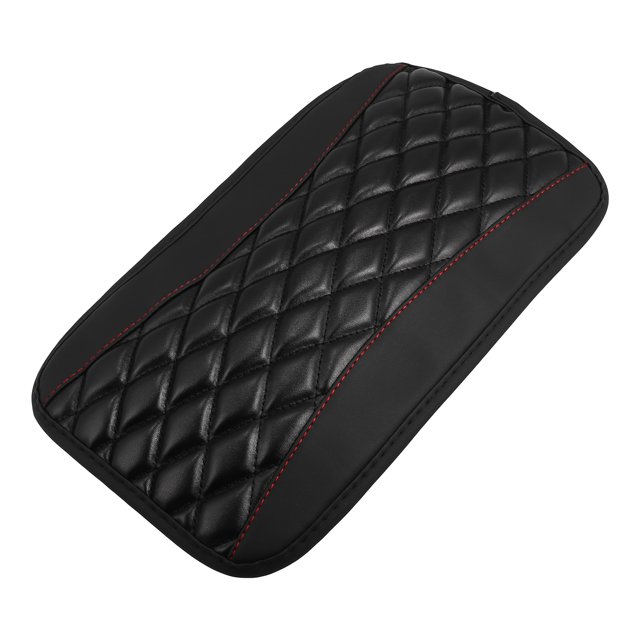 12.80"x7.28" Coche Central Consola Tapa Reposabrazos Cojín Almohadilla Negro