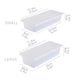 thumbnail image 4 of Contenedores Para Alimentos Caja Plástica Plana con Tapa para Cocina para Organizar el Frigorífico, Recipiente Transparente para Conservar Alimentos para Cocina, Frigorífico, Congelador, 4 of 5