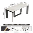 thumbnail image 1 of Folding Waterproof Dining Table Extendable Sticker Camping Nordic Dining Table Living Room Italy Table A Manger Home Furniture My Lux Decor Round, 1 of 24