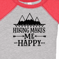 thumbnail image 4 of Inktastic Hiking Makes Me Happy Mountain Hiker Boys or Girls Baby Bodysuit, 4 of 5