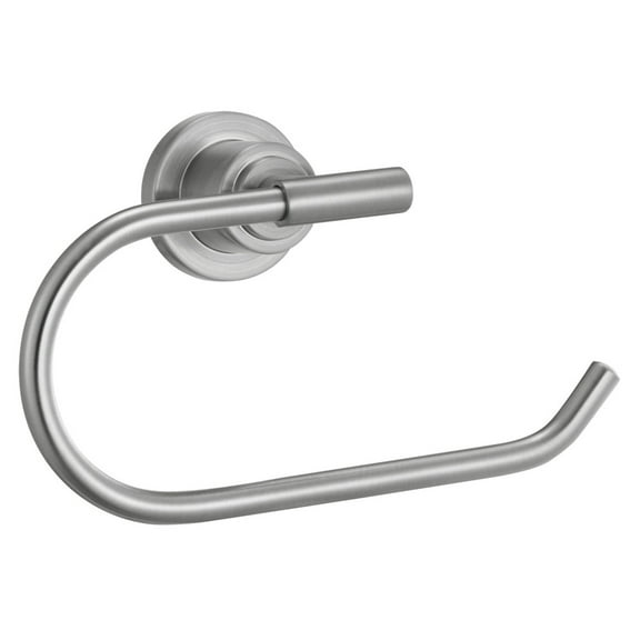 Design House Geneva Contemporary Bath Towel Ring, Satin Nickel