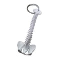 thumbnail image 4 of Llavero con forma de columna vertebral humana en miniatura, modelo de columna vertebral humana de PVC, llavero con colgante para billetera. Blanco, 4 of 8