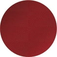 thumbnail image 1 of Ahgly Company Machine Washable Indoor Round Transitional Red Area Rugs, 6' Round, 1 of 7