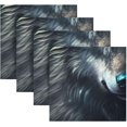 thumbnail image 5 of GZHJMY Wolf Cloth Napkins Set of 1,Reusable Washable Polyester Dinner Table Napkins for Kitchen,Dining,Restaurant,Party Decoration, 5 of 7