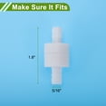 thumbnail image 4 of Unique Bargains Plastic Hose Barb Fitting 5/16" Plastic Check Valve One Way Non Return Barb Hose Fitting Plastic 5 Pcs, 4 of 7