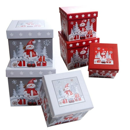 3 piece snowman gift boxes walmart com 3 piece snowman gift boxes walmart com