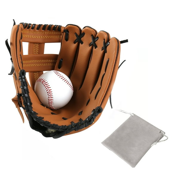 11.5" Baseball Mitt with Storage Bag, Softball Glove for Training Left Hand Baseball