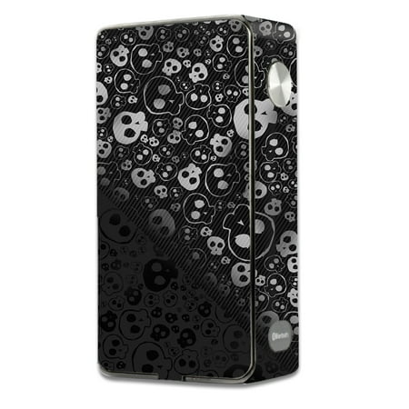 - Skins Decals For Laisimo L3 Touch Screen 200W Vape Mod / Skulls Pattern Denim Look