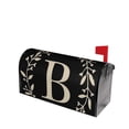thumbnail image 3 of PHELIKA Classic Monogram Letter B Magnetic Mailbox Covers Post Letter Box Cover Standard Size 25.5H x 21W, 3 of 8