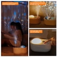 thumbnail image 4 of Mistaha "Wireless Rotating Star Projector Humidifier with Night Light, 1000ml Water Tank, Auto Power Off, 4000mAh Battery, Digital Display - Pink", 4 of 6