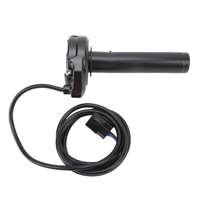 Throttle Handle with Cable, Plug and Play Dirt Bike Throttle Grips Enduring Enhanced Control Anti Slip Texture Waterproofing for Electrice Dirt Bike
