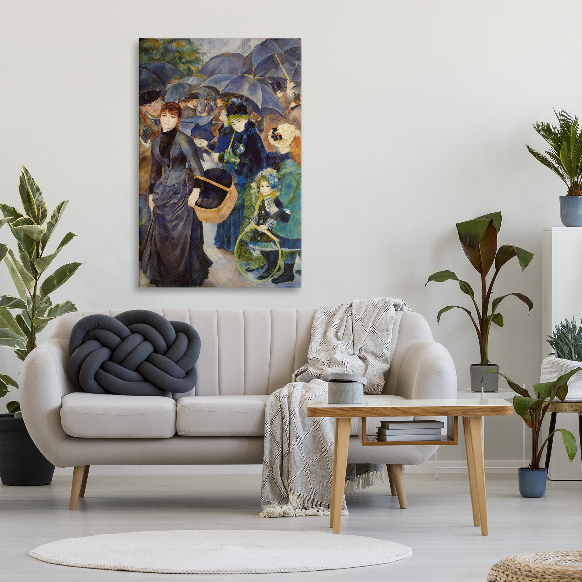 The Umbrellas Renoir Canvas Wall Art, design by Masters Collection