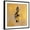 Black Frame, variant on Art.com Treble Clef Stretched Canvas Print Wall Art by Lanie Loreth, 16" x 16"