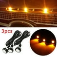 thumbnail image 1 of 3pcs/set Car LED Grille Lights Amber White Raptor Grille Style Lights Lighting Eagle Eye Lamps For Ford F-150 Raptor, 1 of 12