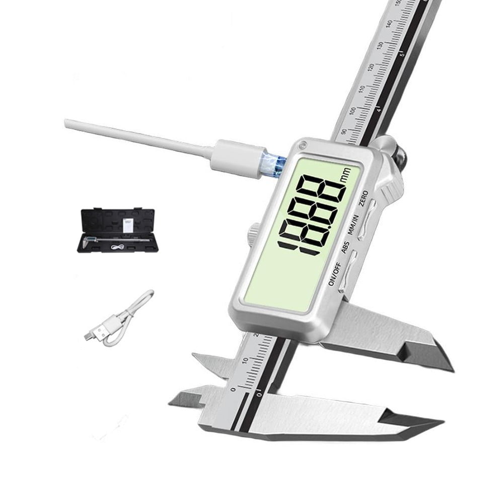 Rechargeable Digital Vernier Caliper: High for Precision Measurements with USB-C