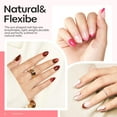 thumbnail image 3 of Kit de uñas de gel Modelones Almond con 510 uñas postizas y luz UV, 3 of 8