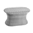 thumbnail image 4 of W Unlimited Romantic Outdoor Grey And Orange 7-Piece Ottoman Set 2115SET7-GY-OR, 4 of 5