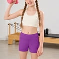 thumbnail image 5 of Ymyiu Girls Bike Shorts Toddler Girls Bike Shorts Athletic Dance Short for Baby Girl Size 7-8 Years (Dark Purple,7-8 Years), 5 of 6